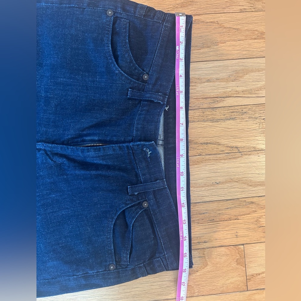 CITIZENS OF HUMANITY HUTTON STRETCH HIGH-RISE WIDE LEG JEANS IN DARK PARIS 31